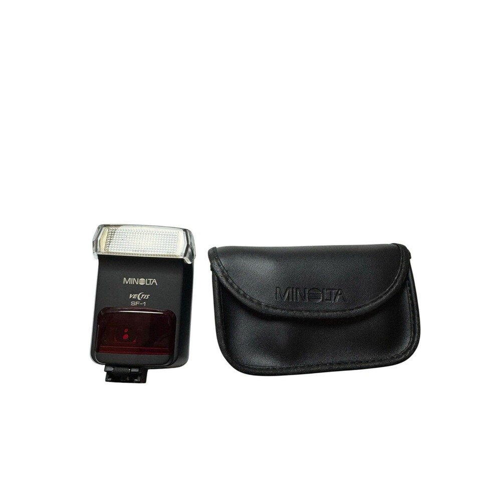 Konica Minolta Vectis SF-1 Shoe Mount Flash With Case